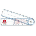 .030 Clear Plastic Stock Shape Goniometer (1.75"x14.25")